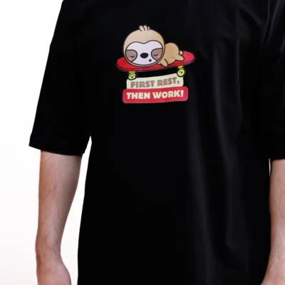 First Rest Then Work_Tshirts_G-ART Collection