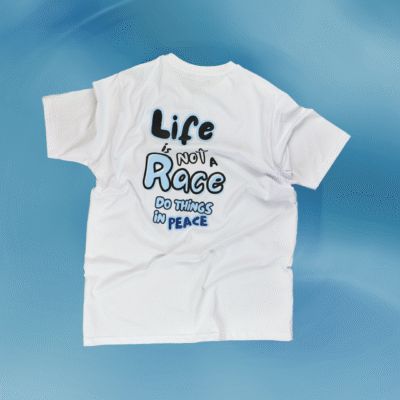 تصویر تیشرت “Life is Not a Race” از دسته بندی Good Vibes Only محصولی از G-ART Collection؛